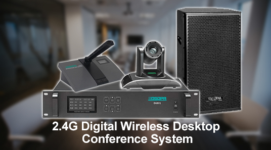2,4G Цифровая беспроводная настольная конференц-система