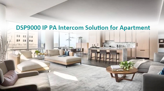 DSP9000 IP PA Домофон решение для квартиры