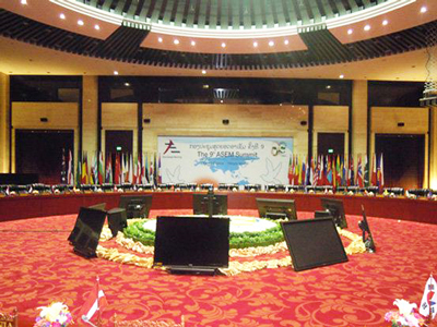 DSPPA конференции Case-DSPPA конференц-система была успешно использована в 9-м саммите ASEM