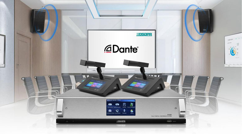 D7201 Полная цифровая конференц-система Dante