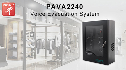 Голосовая система эвакуации PAVA2240 для магазина одежды