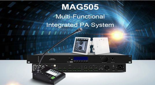 MAG505 Цифровой аудио матричная система PA
