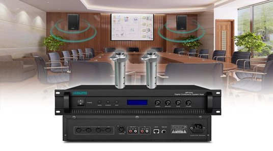 Цифровая конференц-система D6115 (всплывающие микрофоны и способ подключения)