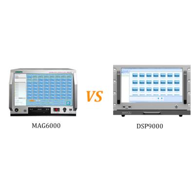 Сравнения на сети PA системы MAG6000 и сети PA системы DSP9000