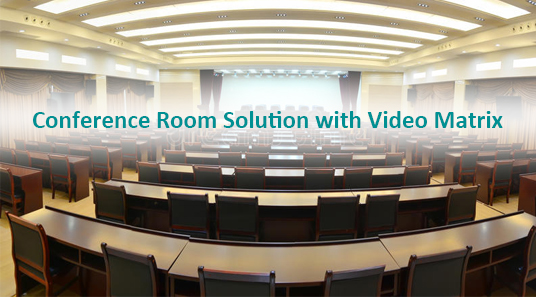 Решение конференц-зала с видео матрицей