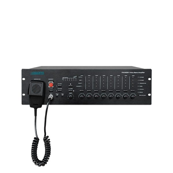 PAVA8501 8 зон Голосовая сигнализация Пожарная аварийная система вещания Хост