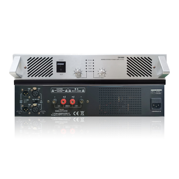 Двухканальный цифровой усилитель серии DX1000 класса D (DX1500 DX2000 DX2500 DX3000 DX3500 DX4000